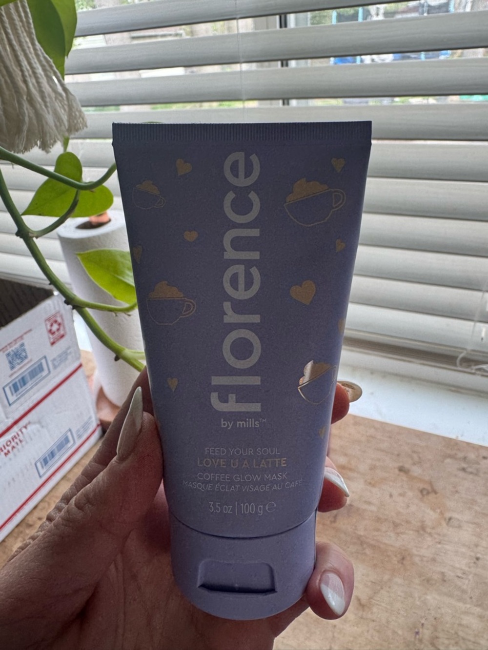 Florence by Mills Love U A Latte Coffee Glow Mask - Lavender